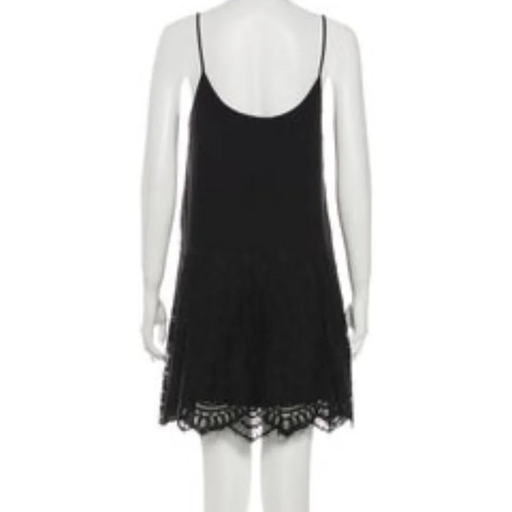 Alexis Scoop Neck Lace Bottom Mini Dress Size M - Picture 2 of 7